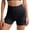 Black, variant on Kcolen Plus Size Yoga Shorts for Women,Womens Elastic Waist Yoga Shorts Solid Color Biker High Waist Skin Friendly Workout Shorts