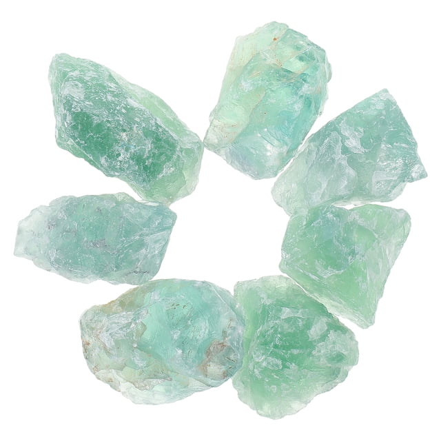 1 Set of Green Fluorite Aromatherapy Scented Stones for Fish Tank Decoration