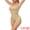 Beige, variant on Women's Strapless Leotard Tube Top Thong Bodyshaper M Beige