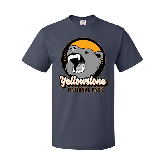 Inktastic Yellowstone Growling Bear T-Shirt