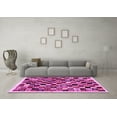 thumbnail image 3 of Ahgly Company Indoor Rectangle Abstract Pink Contemporary Area Rugs, 2' x 3', 3 of 4