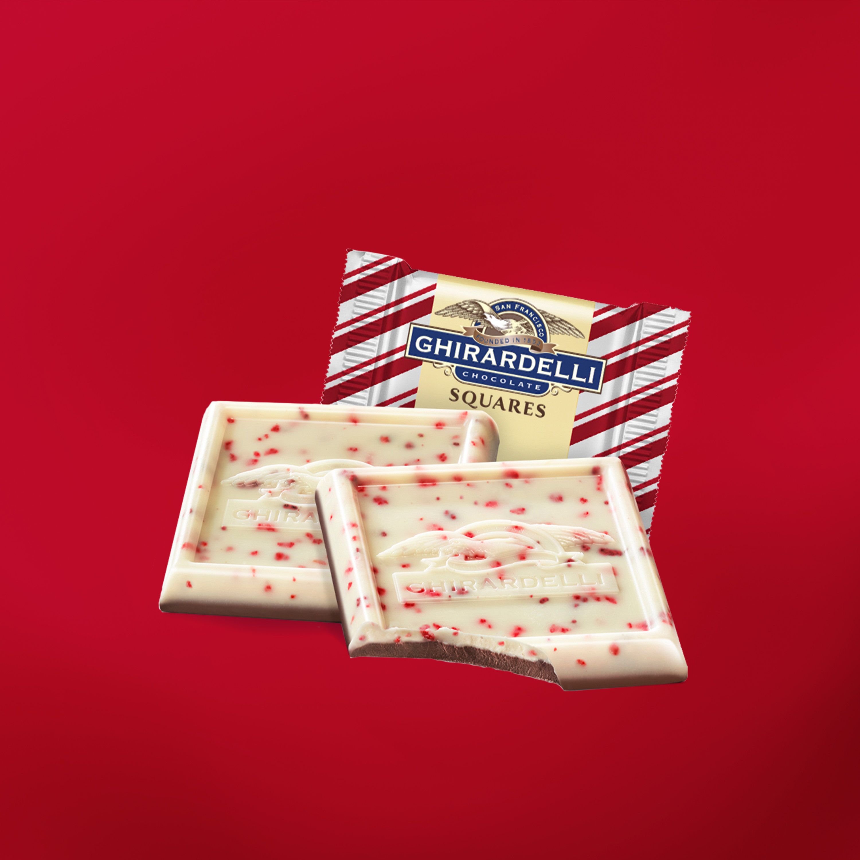 GHIRARDELLI Peppermint Bark Chocolate Squares, 7.9 oz Bag - image 3 of 10