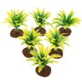 ITSELFER 20Pcs Mini Fake Tree Toy Diorama Train Scenery Sand