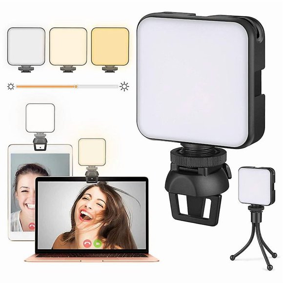 Camera Light, ARTCISE LED Video Light with 2000mAh Rechargeable Battery, 2500-6500K with Cold Shoe Mount for Sony, Nikon, Canon DSLR and Vlogging, You