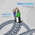 thumbnail image 4 of USB C Cable, Aione Charger Cord 6ft 2Pack, Braided Type-C Fast Charging Cable for Samsung, 4 of 7