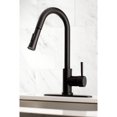 thumbnail image 4 of Gourmetier LS8620DL Concord Single-Handle Pull-Down Kitchen Faucet, Matte Black, 4 of 8