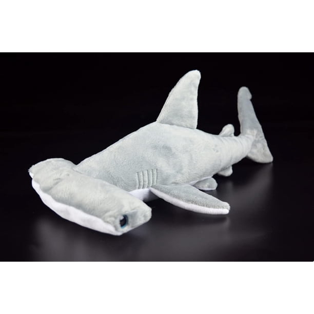 TAMMYFLYFLY - Muñeca de tiburón con cabeza martillo, juguete de peluche de tiburón marino