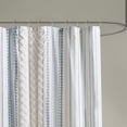thumbnail image 2 of Gracie Mill s Alto Cotton Printed Shower Curtain with Chenille - GRACE-13523, 2 of 4