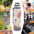 thumbnail image 7 of Sports Water Bottle 1000ML Tritan Food Grade Clear Water Bottle Fitness Outdoor Sports Bike Flower Cartoon Rabbit, 7 of 7