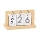 thumbnail image 4 of Calendario plegable para casa de muñecas, escala 1/12, para juegos de rol, mini calendario para accesorios de fotografía. Madera, 4 of 9