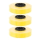 thumbnail image 4 of 3 rollos de cinta para máquina de etiquetas cada uno, 26,2 pies de largo, 9 mm de ancho, repuestos de cinta para máquina de etiquetas PET resistente al desgarro para MAX LM 370 380 390 amarillo, 4 of 12