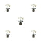 thumbnail image 1 of Flor de orquídea artificial Yuarrent Bonsái Simulación en maceta Phalaenopsis Decoración para el hogar 8 Flores, 1 of 6