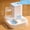 Blue, variant on CNV 2 in 1 Automatic pet Feeder and Water Dispender for Cats and Dogs 3 Colors to Choise, Yellow
