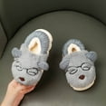 thumbnail image 2 of Children On Furry Flat Home Non Winter Round Toe Keep Warm Cartoon Prints Slippers Shoes Slippers Toddler Girls Girls Shoe Girl Purse Sleepers Bedroom Slipper Girl Baby Non Slippers Teen Girls, 2 of 8