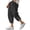 Black&10#0122C, variant on Fabrcox Men's Linen Pants with Ankle Zipper Men Capri Pants Big and Tall Vacation Travel Mens Beach Pants with Pockets