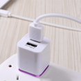 thumbnail image 4 of CNKOO New Double Port Usb Wall Plug Brick Charging Box Adapter Double Usb Charger Block Usb Wall Charger With Smart Charging Cell Phone Wall Chargers  Travel Travel, 4 of 5