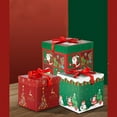 thumbnail image 7 of pdqouc Bobasndm 3Pcs Boxes Plaid Christmas Nesting Boxes with Lids In 3 Assorted Sizes for Holiday Decorative Wrapping Creative Holiday Party Decoration Gifts Party Props Supplies, 7 of 7