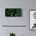 thumbnail image 3 of HLONK Digital Wall Clock Dual alarm clock  Auto Dimming Temperature Date Week Timing Countdown LED Display  for Living Room/Kitchen/Shop/ Warehouse/ Office Decor, 3 of 6