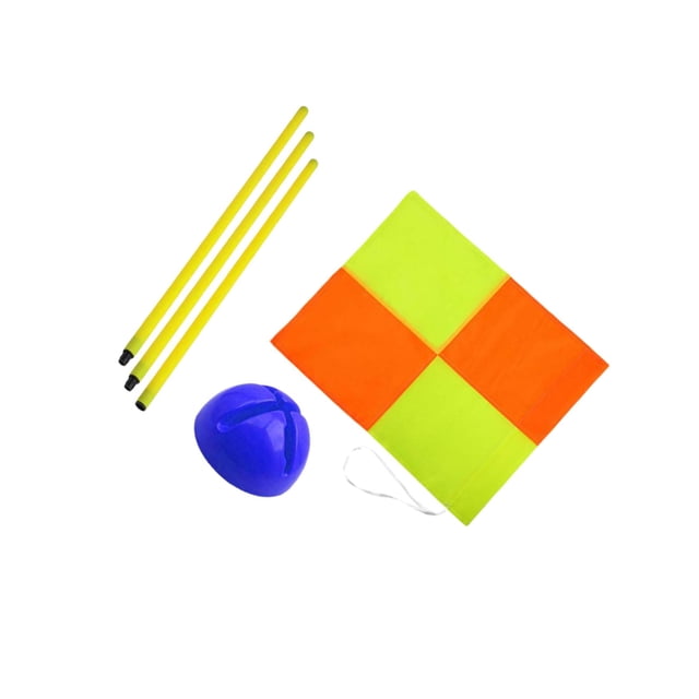 maskred Soccer Corner Flag Portable Replacement with Corner Football Flag Field Base 1.5m pole blue base 37x47.5cm