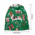 thumbnail image 2 of Basset Hound-gorros de algodón para hombre y mujer, gorro de Navidad para mascota, fino, a la moda, novedad, 2 of 3