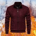 thumbnail image 2 of Kureaily Men's Cardigan With Extra Thick Sweater, 2 of 4