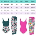 thumbnail image 7 of Teen Girls One Piece Swimsuit with Cover Up Sarong Skirt Bathing Suit Beach Swimwear for 10-16 Years, 7 of 7