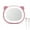 Pink, variant on Mini Portable Handheld LED Makeup Mirror, Rechargeable, for Kids