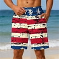 thumbnail image 2 of Swim Trunks for Men with Pockets, Elastic Waistband Drawstring Quick Dry Beach Shorts, Casual Summer Pants, 2 of 6