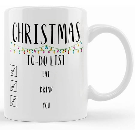 

Christmas To Do List Funny Gifts Rude Mugs Rude Presents Office Mugs Work Mug Ceramic Novelty Coffee Mug Tea Cup Gift Present For Birthday Christmas Thanksgiving Festival