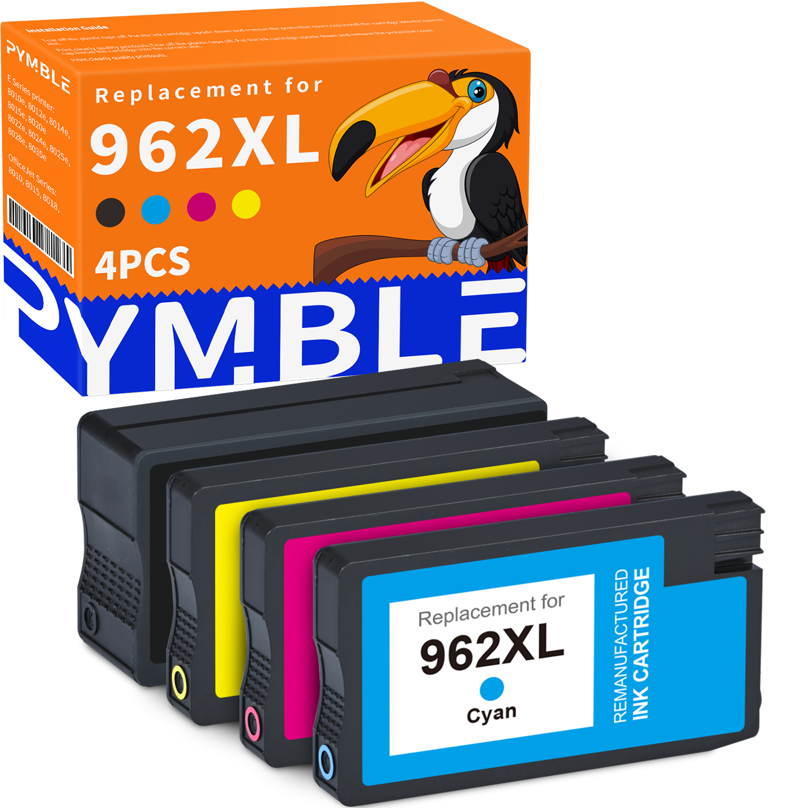 962 XL 962XL Ink Cartridges for HP 962XL 962 XL HP962 XL for Officejet