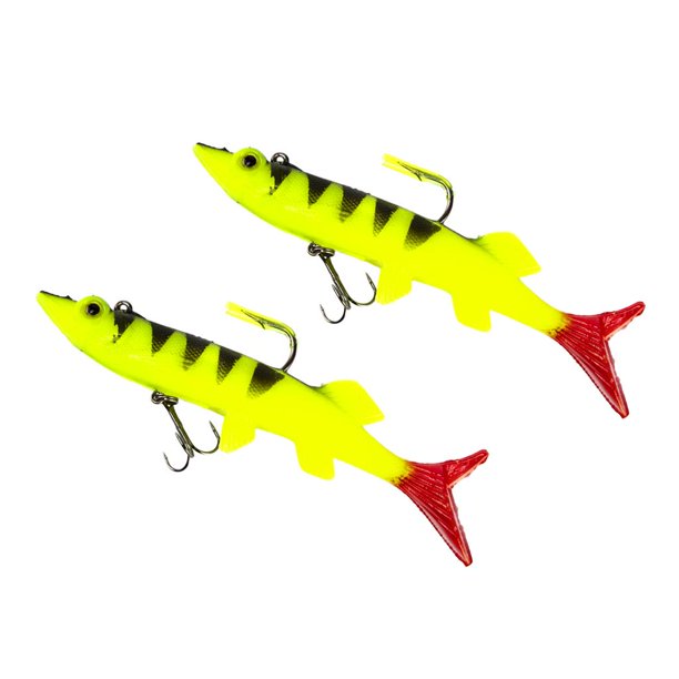 2pcs Señuelos Pesca Plomado Hundimientos Swimbaits T Tail Casting 14 Captura - 056 shamjiam Señuelos de pesca de plomo suave