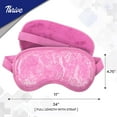 thumbnail image 5 of Thrive Hot & Cold Gel Bead Eye Mask for Puffiness, Migraine Relief, Pink, 5 of 8