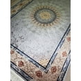 thumbnail image 2 of Albion Flatweave Grey Sunburst Area Rug 6'6" x 9'6", 2 of 5