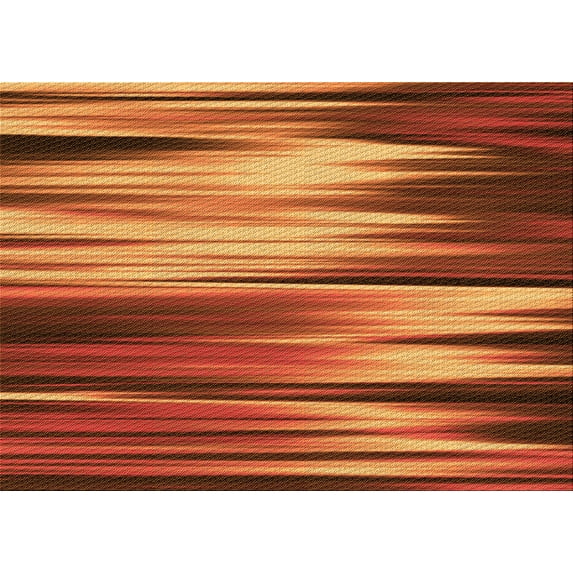 Ahgly Company Machine Washable Indoor Rectangle Transitional Tomato Red Area Rugs, 4' x 6'