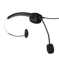 thumbnail image 1 of Microphone Telephone Headset OmniDirectional Business Office Telephone Call Center Corded Headset, 1 of 7
