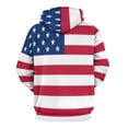 thumbnail image 3 of Abstract USA Flag 3D Print Hoodie Men Women Autumn Thin Pullover Sweatshirt Vintage Streetwear Tops, 3 of 6