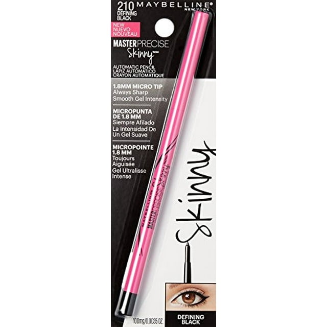 Maybelline Preciso Lápiz Delineador en Gel Skinny, Negro Definido, 0.992ml Maybelline New York Superstay 24h