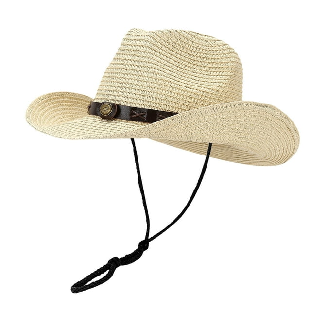 Sombrero de paja estilo Panamá: sombrero ligero y transpirable para actividades al aire libre y playa en verano