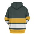 thumbnail image 3 of Green Gold Stripes Men's Women New Sweatshirt Hoodie Men's Plus Size Sweatshirt Hooded Sweatshirt 3d Printed Street Men's Cloth, 3 of 6
