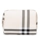 thumbnail image 2 of Bolsa de maquillaje Jessyline, grande, lujosa, de piel vegana, color beige, 2 of 6