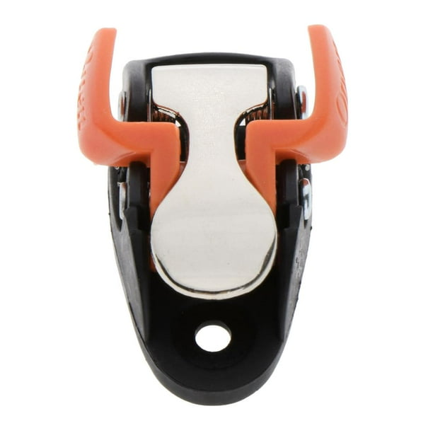 Clip para patines con hebilla Skate, fabricado en plástico resistente - naranja Los 5x3.5cm DYNWAVEMX hebilla de correa de skate en línea