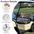 thumbnail image 6 of Uorisanigo Golf Cart Seat Covers Funny Elastic Golf Cart Seat Covers 2 Passengers American Flag Hunting Forest Wolf Heat-Resistant Golf Cart Cushions Front Seat Fit EZGO TXT RXV/Club Car DS, 6 of 7