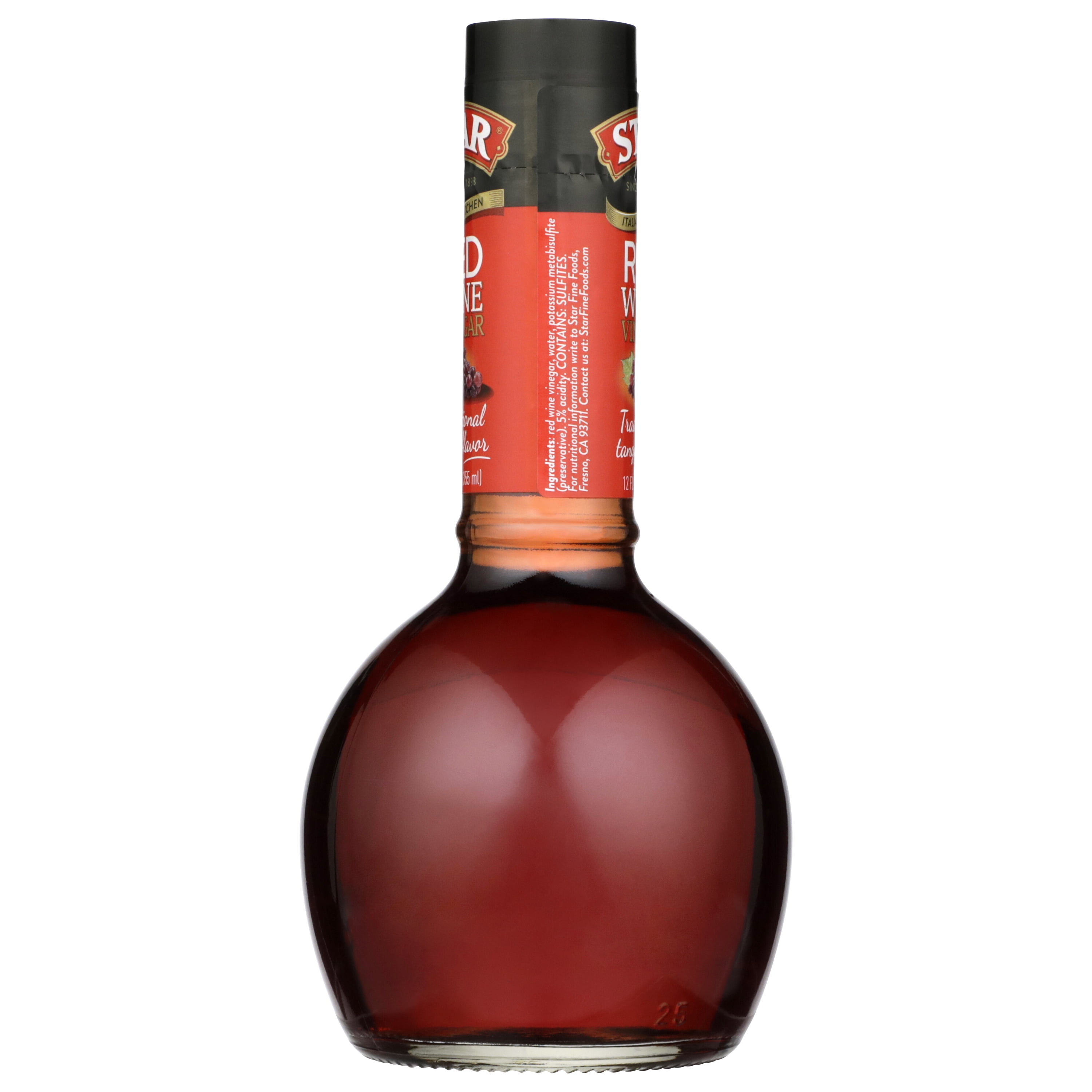 (3 pack) Star Italian Kitchen Red Wine Vinegar, 12 fl oz