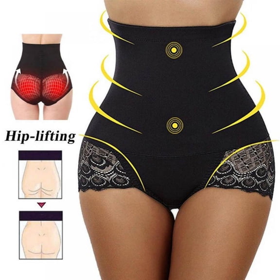 2021 Plus Size Sexy Women's Shaper Underwear Booty Lifter Slim Control Body Shaper Waist Trainer Abdomen Training Panties,Black#05
