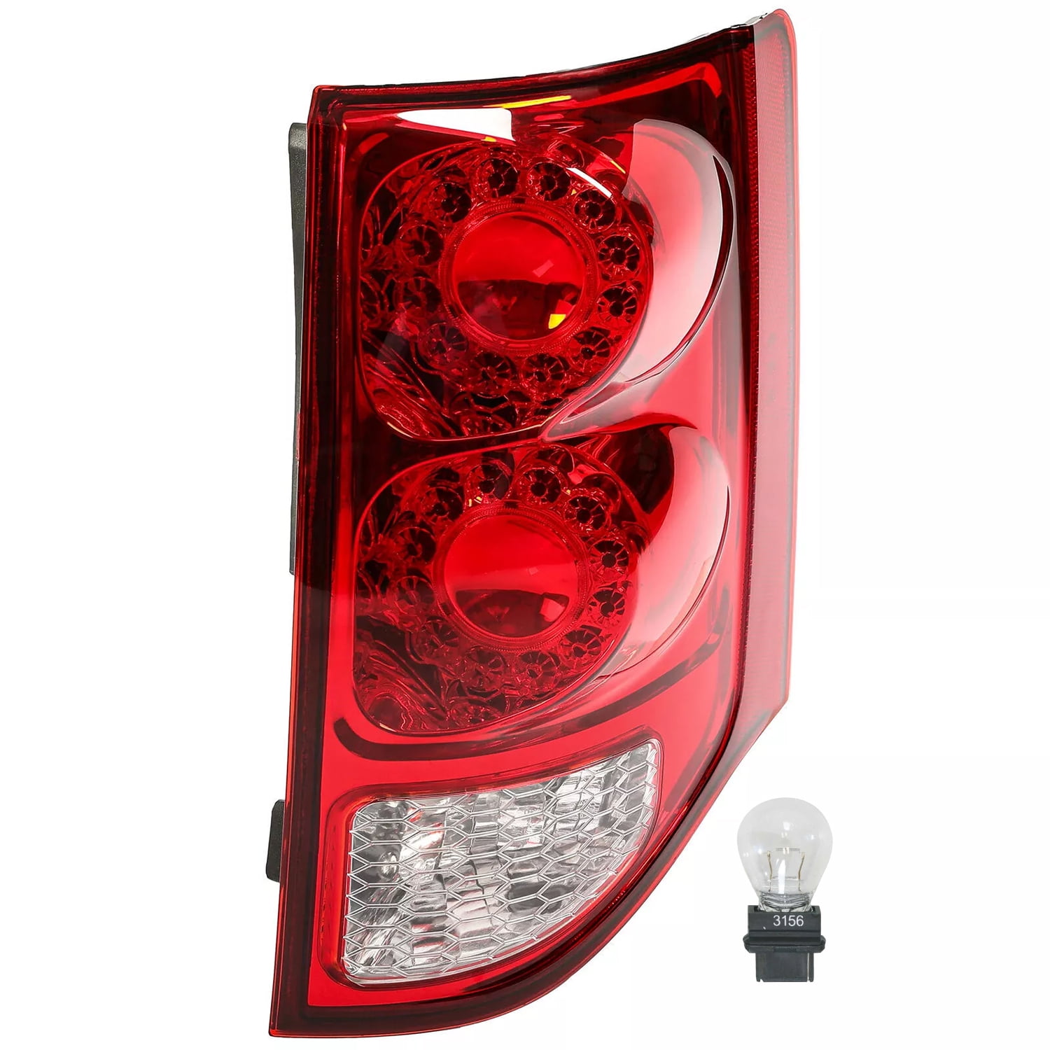 Kojem Right Tail Light for 2011-2020 Dodge Grand Caravan & Ram C/V Rear Brake Lamp Passenger Side Replaces 05182534AF