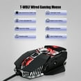 thumbnail image 3 of Mistaha T-WOLF Souris de Jeu Filaire V10 Souris Ergonomique Programmable avec 7 Boutons 4 Modes de Rétroéclairage, 3 of 8