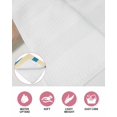 thumbnail image 6 of Beige Blue Striped Daisy Kitchen Dish Towels for Drying Dishes Set of 3, Farmhouse Vintage Flowers Waffle Weave Microfiber Hand Tea Bathroom Towels Quick Dry & Absorbent Towel 12x12, 6 of 7