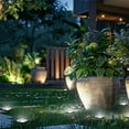 thumbnail image 5 of 24 Pack Solar Ground Lights Outdoor - 8 LED Solar Pathway Lights with Auto On/Off, IP44 Waterproof, Warm White for Garden, Walkway, Driveway, Stairs & More, 5 of 12