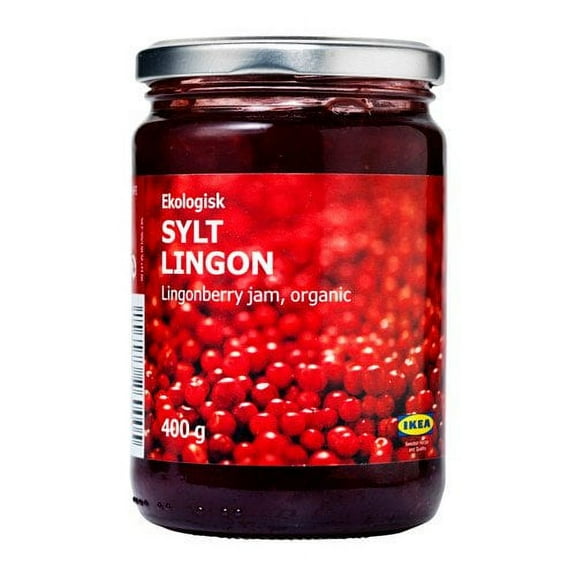 Food Ekologisk Sylt Lingon, Organic Lingonberry Jam 400 Gram