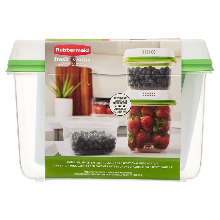Produce Saver Containers with Filter, Medium and Large, 6-Piece photo 1